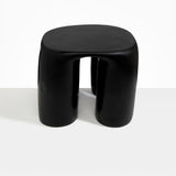 Dinosaur Designs 4 Leg Rock Tower Table in Black Colour resin