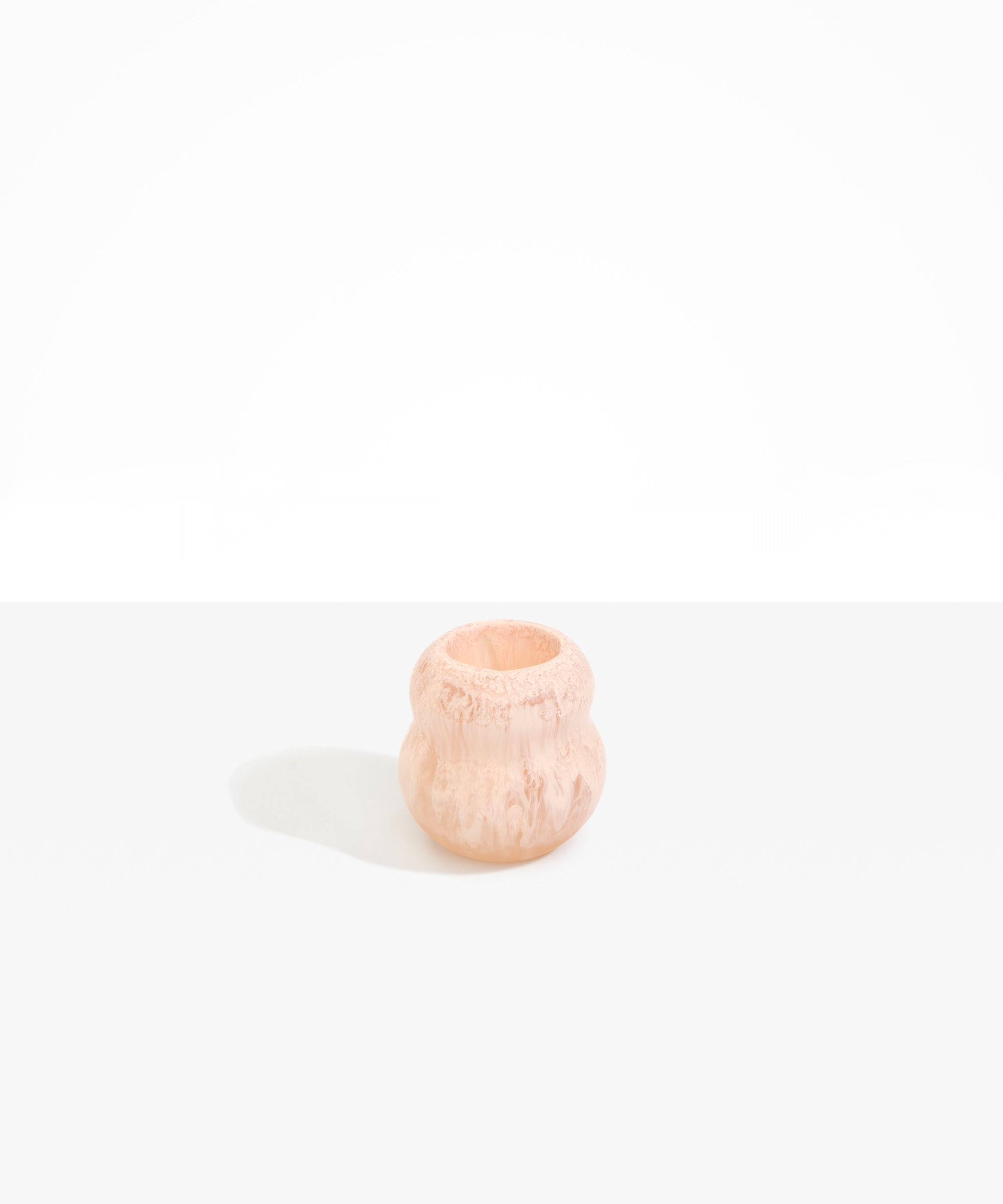 Dinosaur Designs VASBEEHSML small beehive vase ROSE SWIRL ..