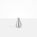 Dinosaur Designs Medium Metal Liquid Vase in Silver-Plated Brass Material