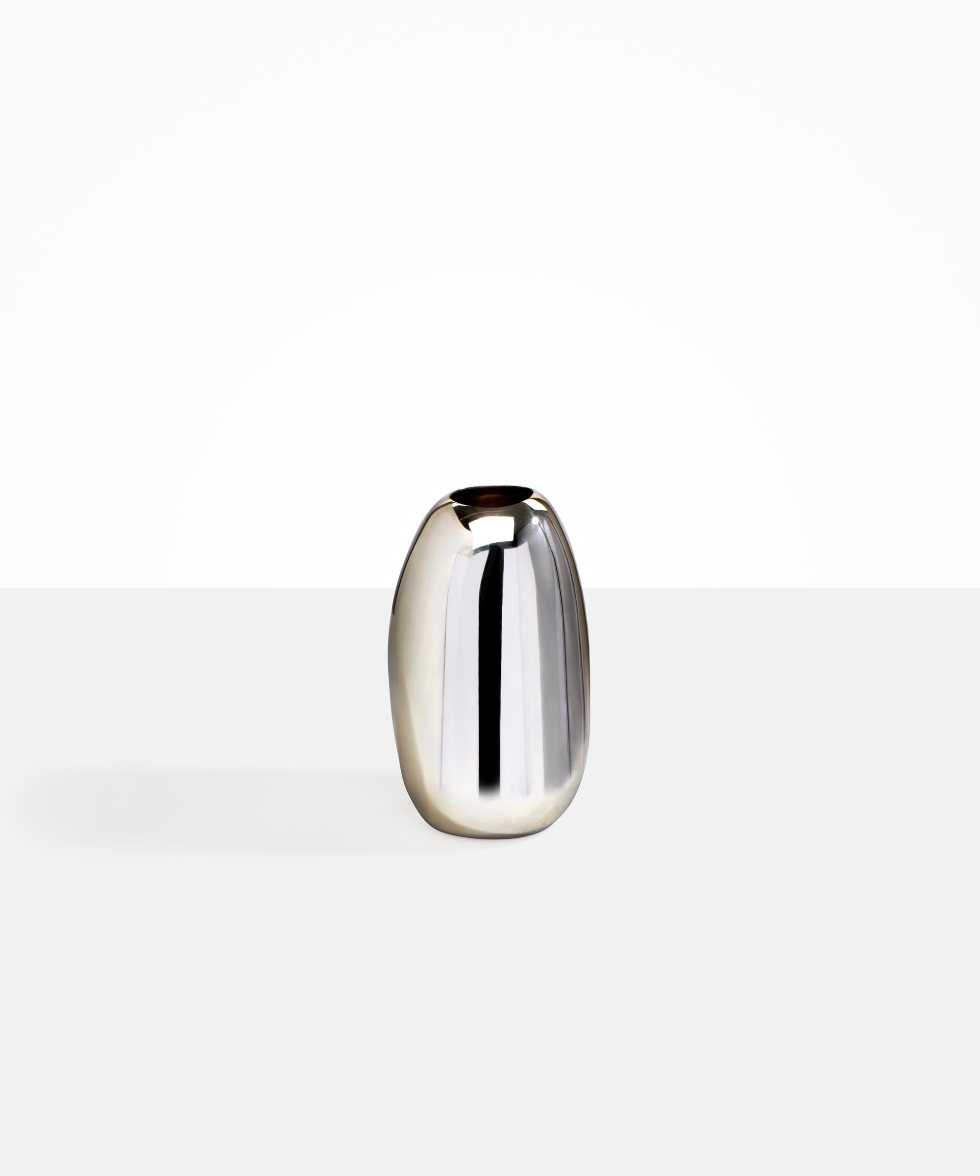 Medium Metal Pebble Vase