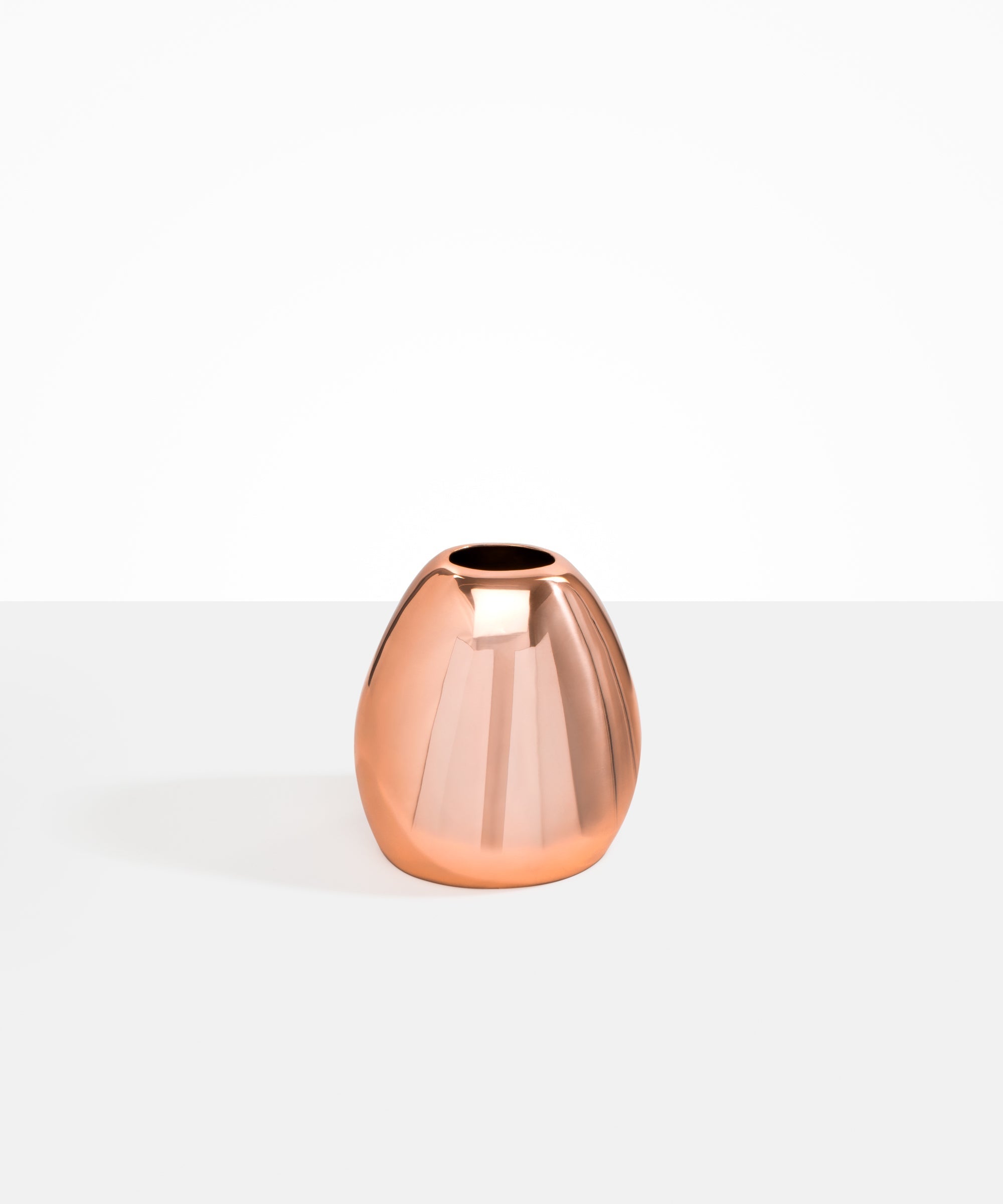 Dinosaur Designs Large Metal Stone Vase in Copper Material