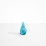 Dinosaur Designs medium sized Liquid vase in water blue colour resin