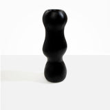 Dinosaur Designs Large Mountain Vase in Black Colour resin