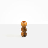 Dinosaur Designs Small Mountain Vase in Dark Horn Colour resin