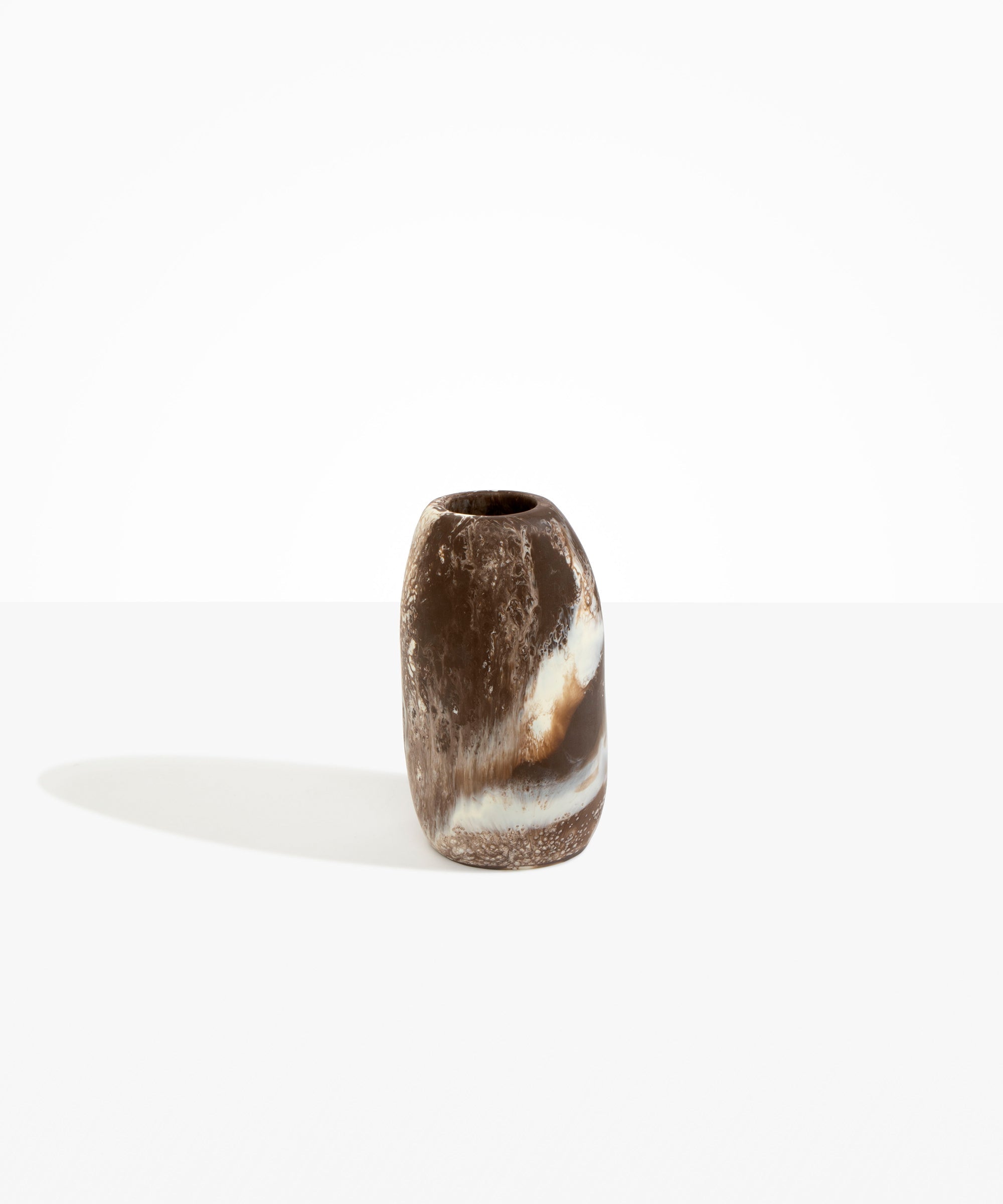 Dinosaur Designs VASPEBMED Medium Pebble Vase CAPPUCCINO