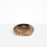 Dinosaur Designs VASRCKFLT Flat Rock Vase CAPPUCCINO