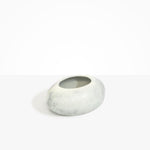 Dinosaur Designs VASRCKFLT Flat Rock Vase CLOUD