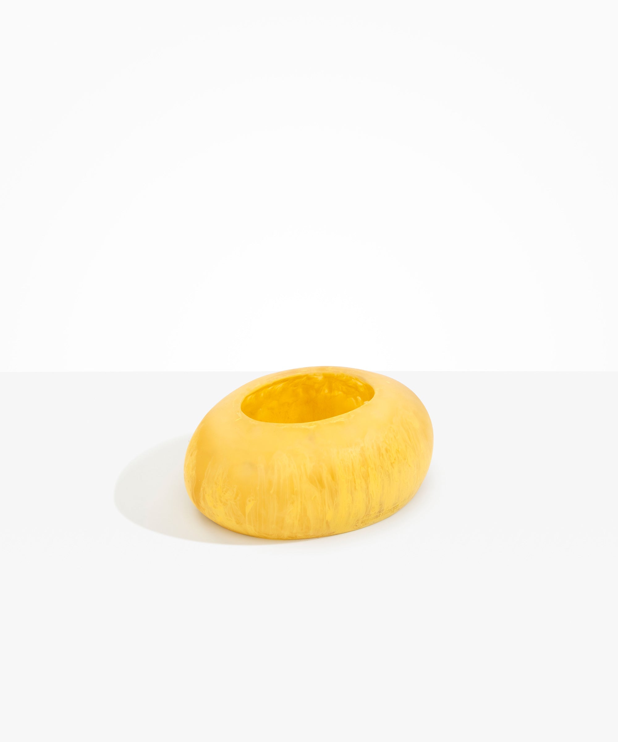 Dinosaur Designs VASRCKFLT flat rock vase POLLEN .