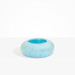 Dinosaur Designs VASRCKFLT flat rock vase POOL 