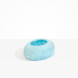 Dinosaur Designs VASRCKFLT flat rock vase POOL 