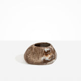 Dinosaur Designs VASRCKOVL Oval Rock Vase CAPPUCCINO.