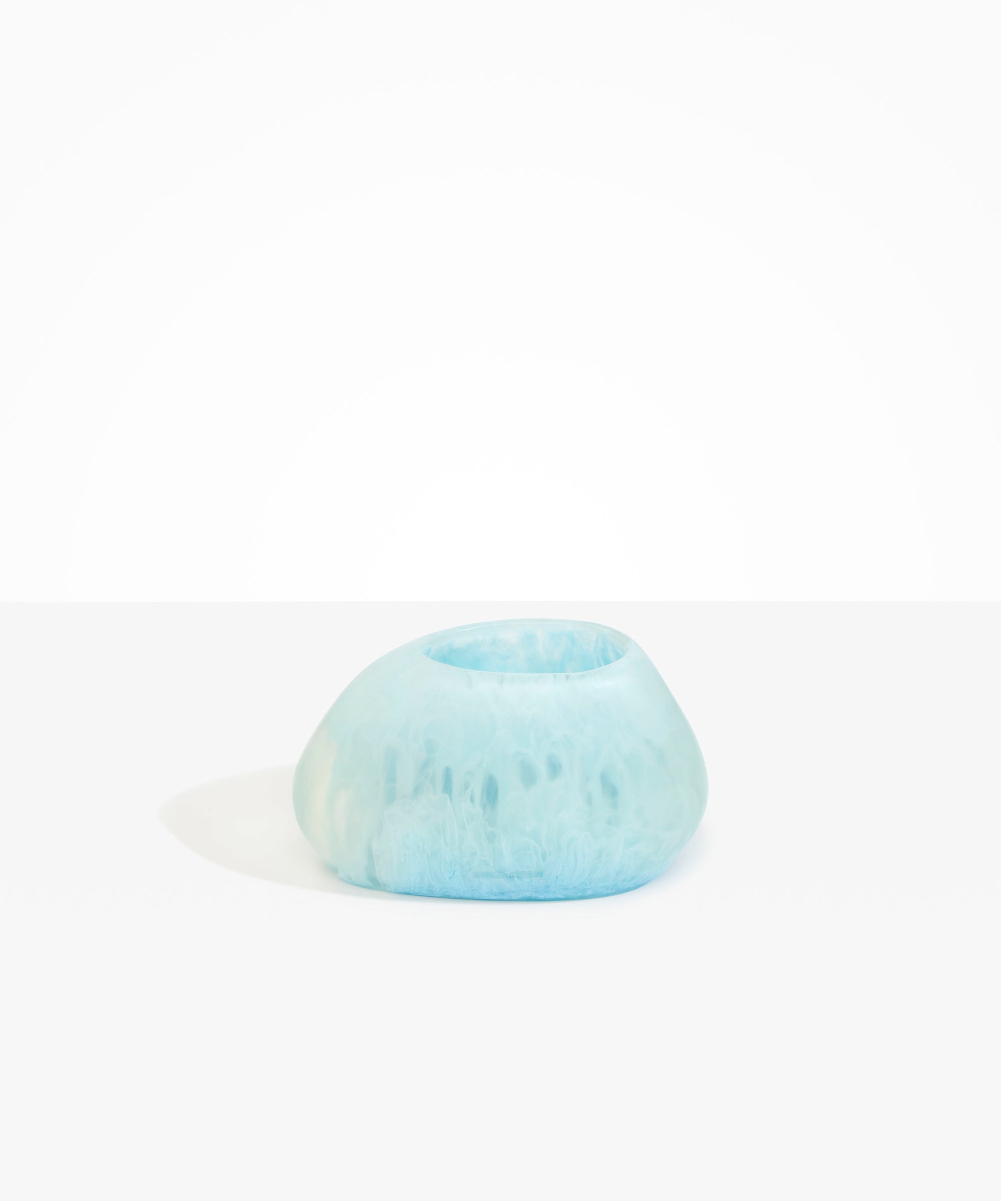 Dinosaur Designs VASRCKOVL oval rock vase POOL .