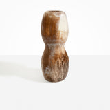 Dinosaur Designs Rock Totem Vase in Cappuccino Colour resin