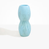 Dinosaur Designs Rock Totem Vase in Pool Colour resin