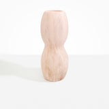 Dinosaur Designs Rock Totem Vase in Rose Swirl Colour resin