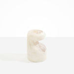 Dinosaur Designs Mungbean Vase in Chalk Swirl Colour resin