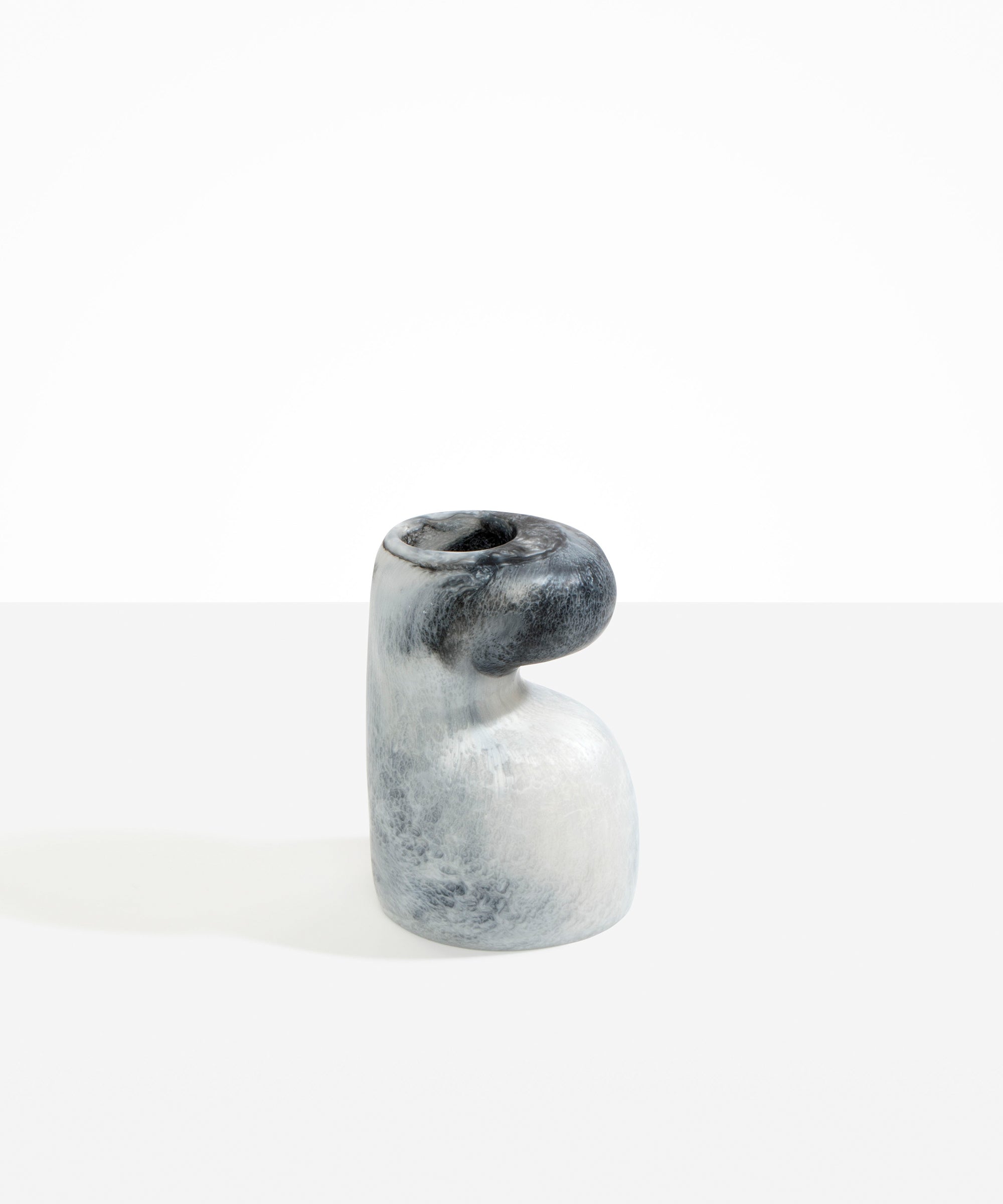 Dinosaur Designs Mungbean Vase in Slate Colour resin
