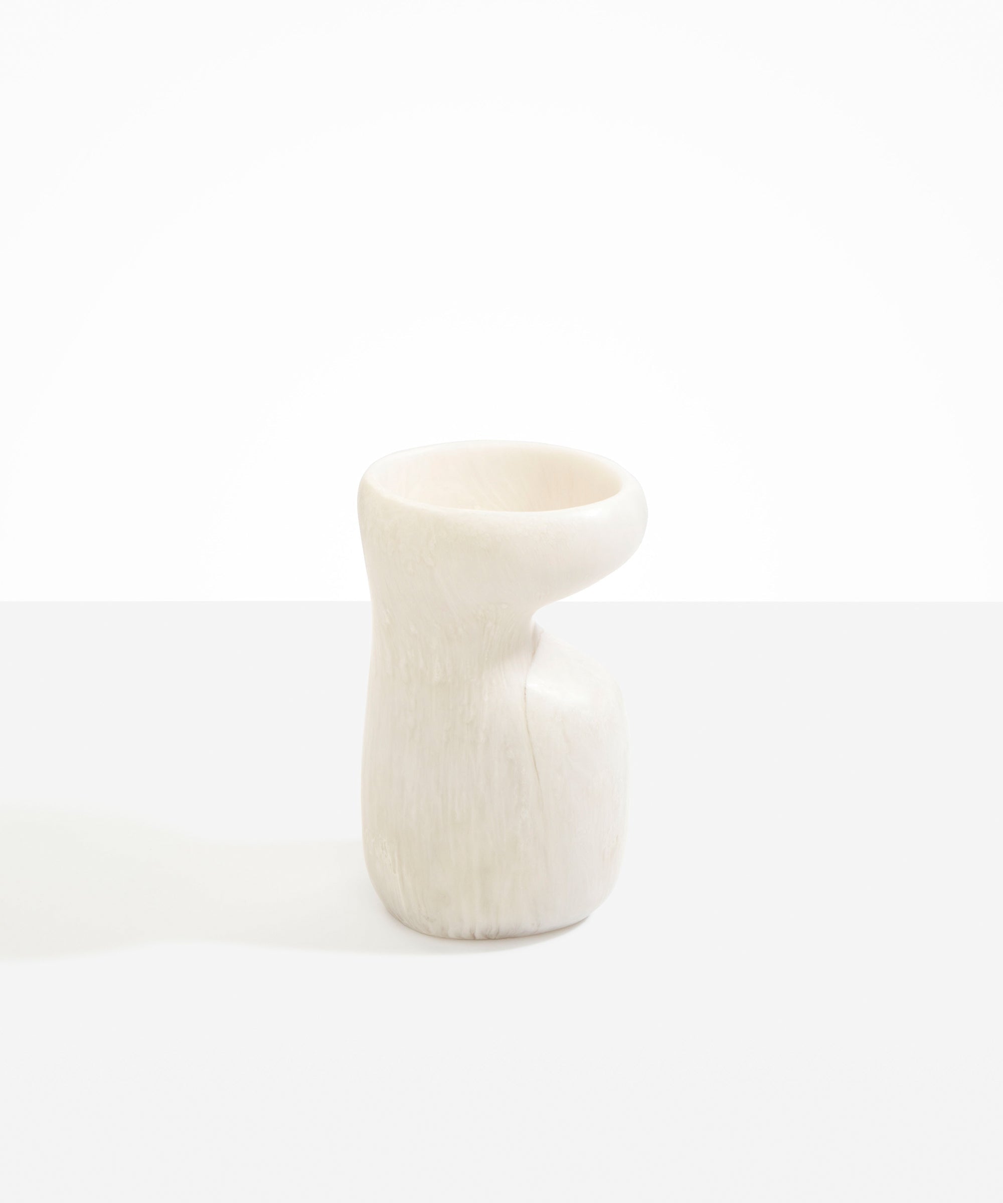 Dinosaur Designs Medium Sprout Vase in Chalk Swirl Colour resin