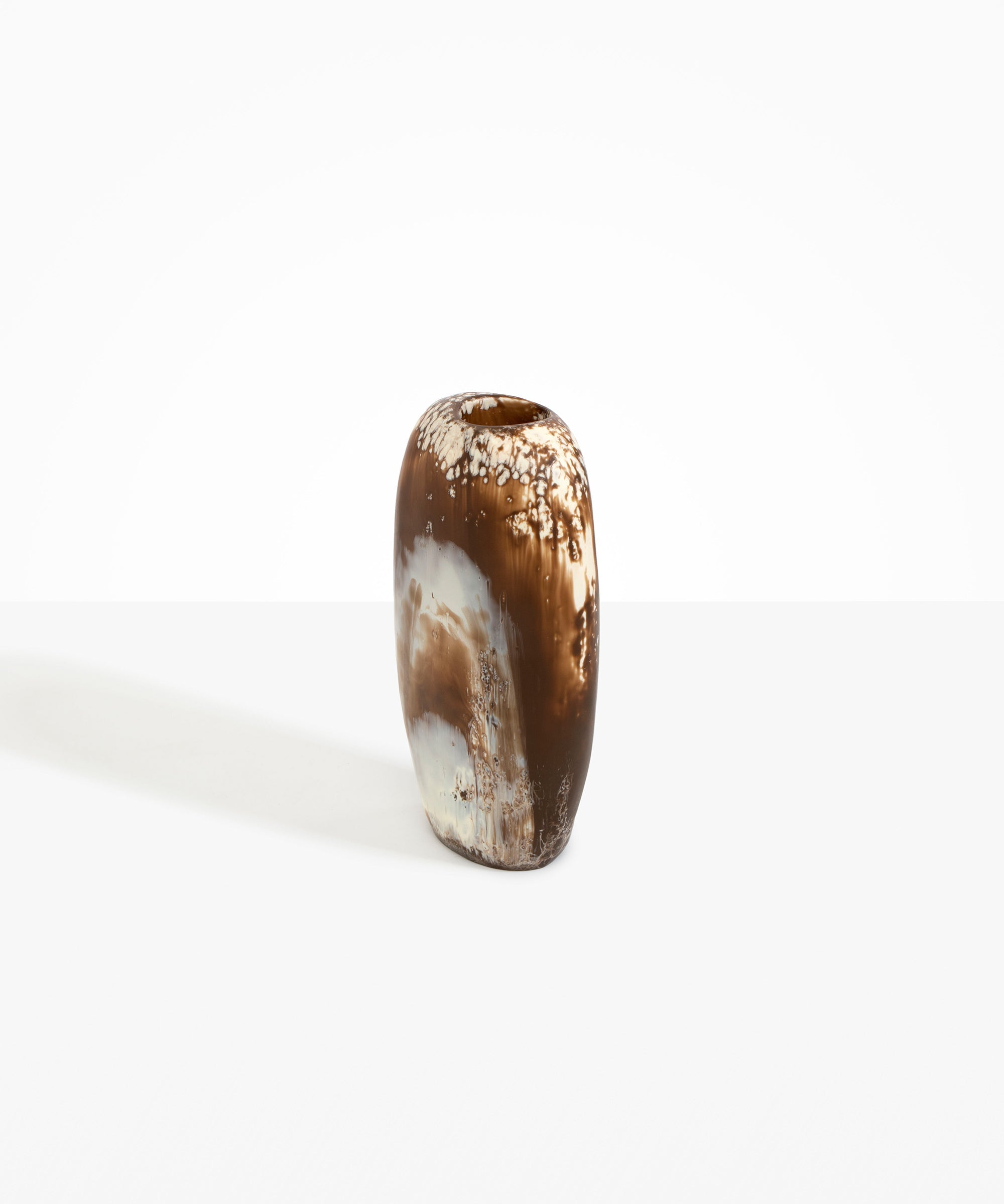 Dinosaur Designs VASSSBOLD Bold Skipping Stone Vase CAPPUCCINO