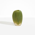 Dinosaur Designs Bold Skipping Stone Vase in Olive Colour resin
