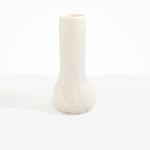 Dinosaur Designs Tall Stem Vase in Chalk Swirl Colour resin