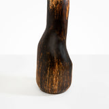 Dinosaur Designs Tall Studio Vase in Dark Horn Colour resin..