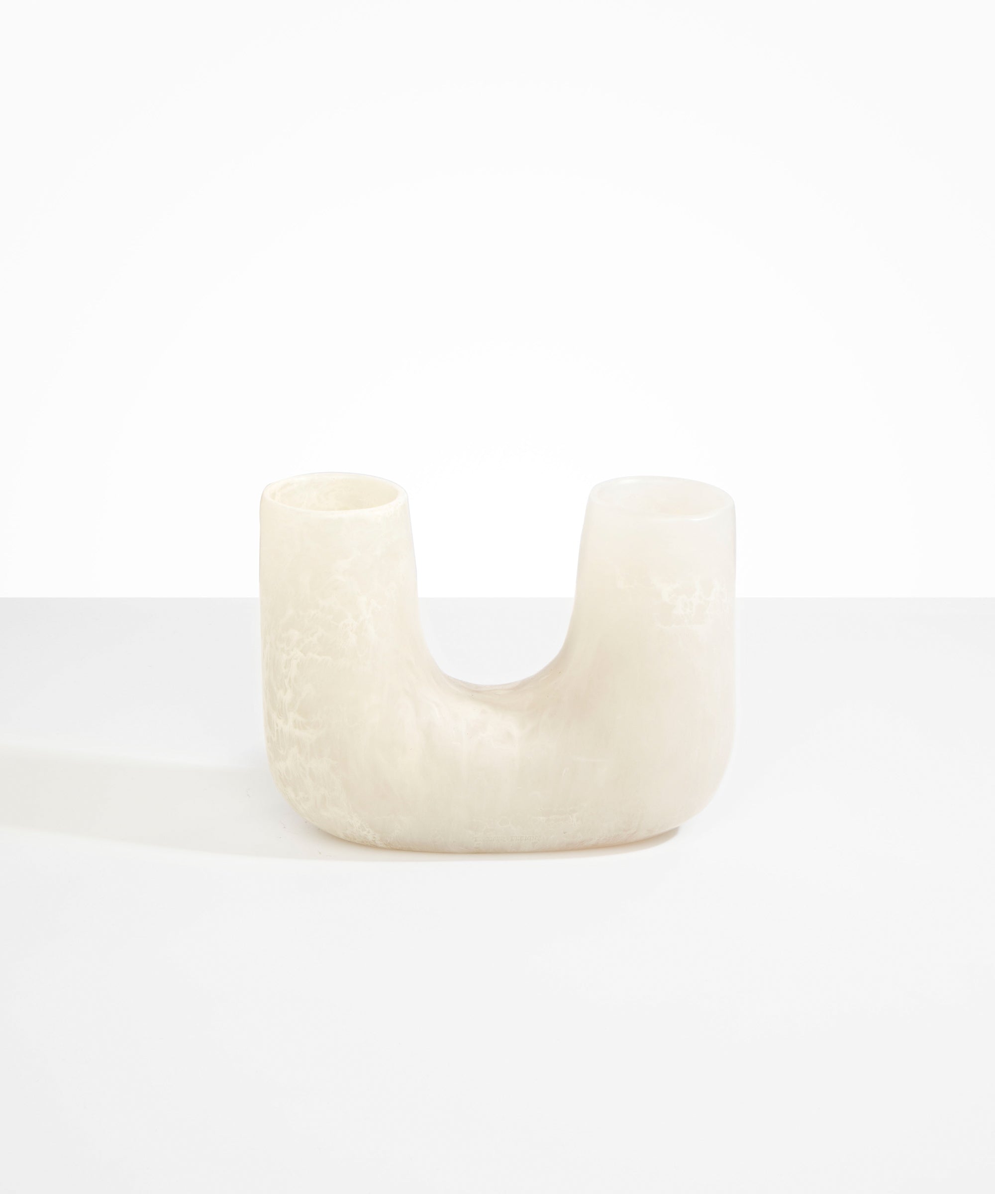 Dinosaur Designs Medium Branch Vase in Chalk Swirl Colour resin