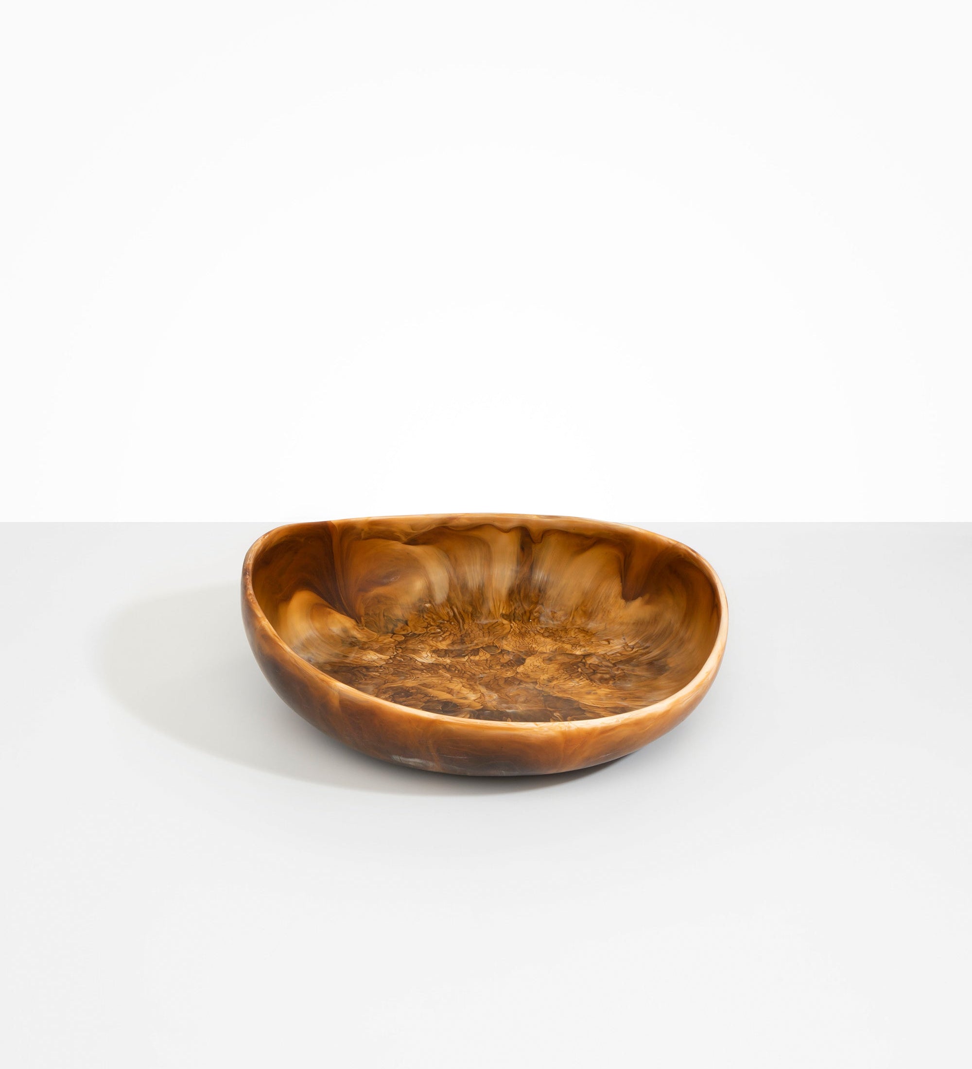 Dinosaur Designs Medium Flow Bowl Bowls in Dark Horn Colour resin