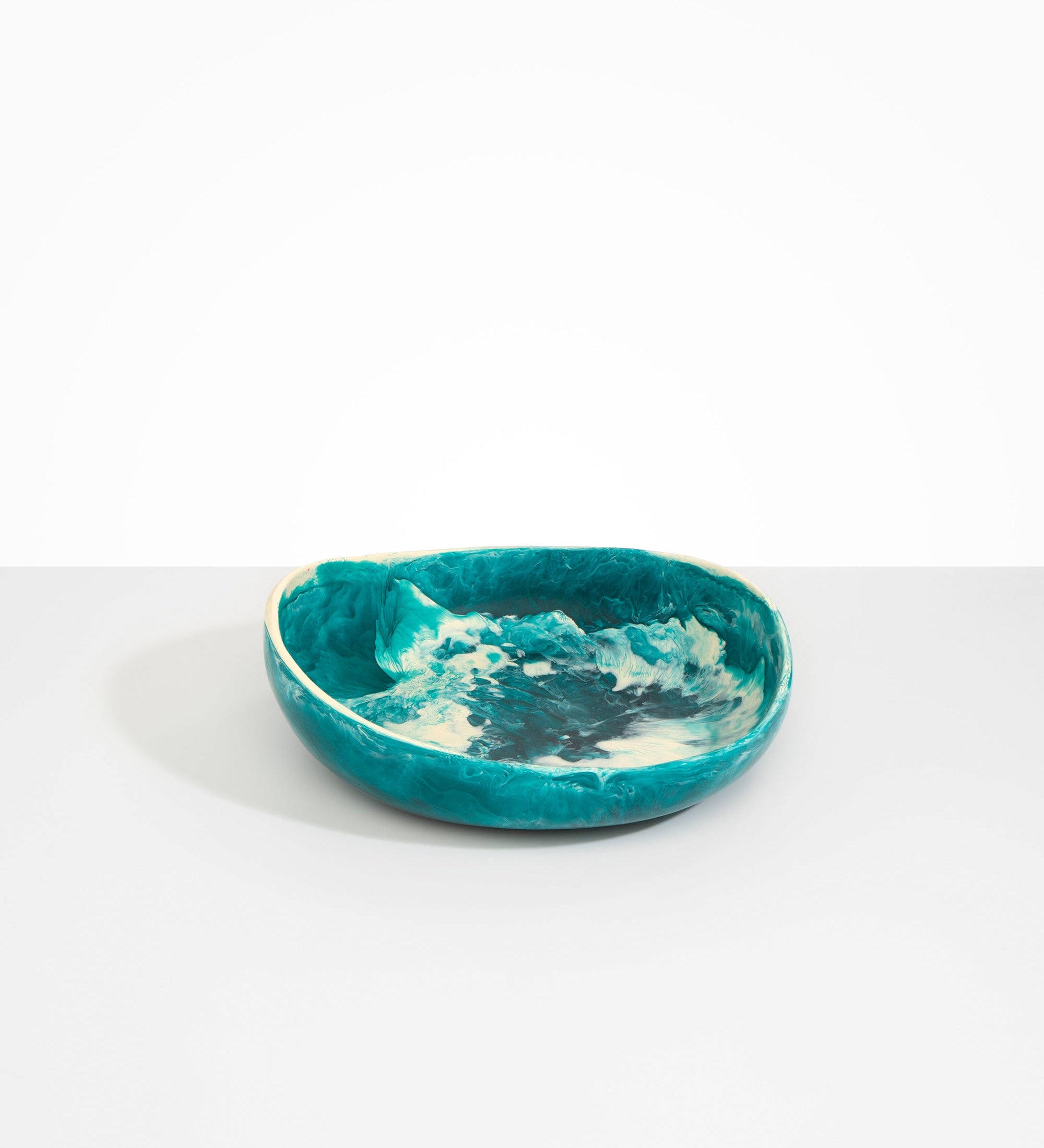 Dinosaur Designs Medium Flow Bowl Bowls in Lagoon Colour resin