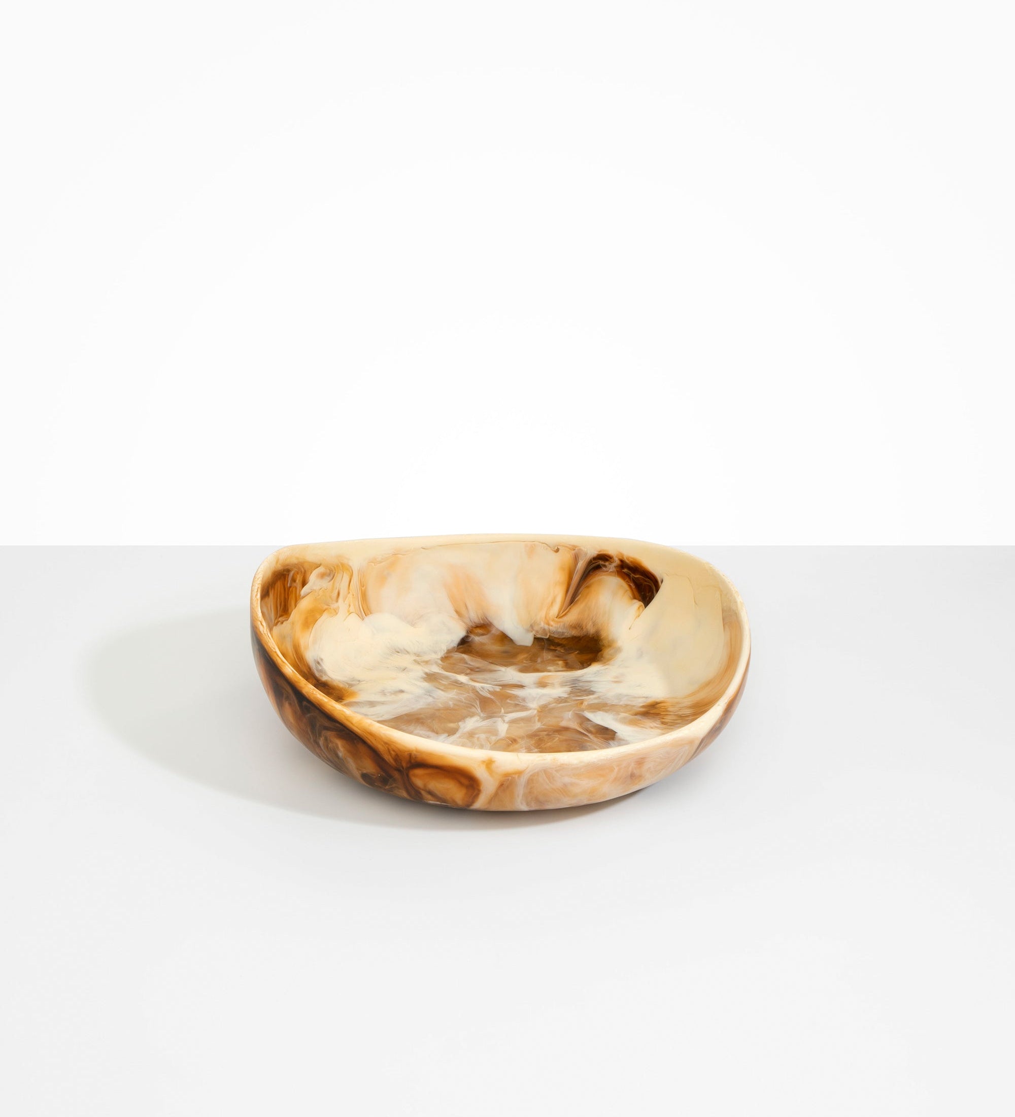 Dinosaur Designs Medium Flow Bowl Bowls in Light Horn Colour resin