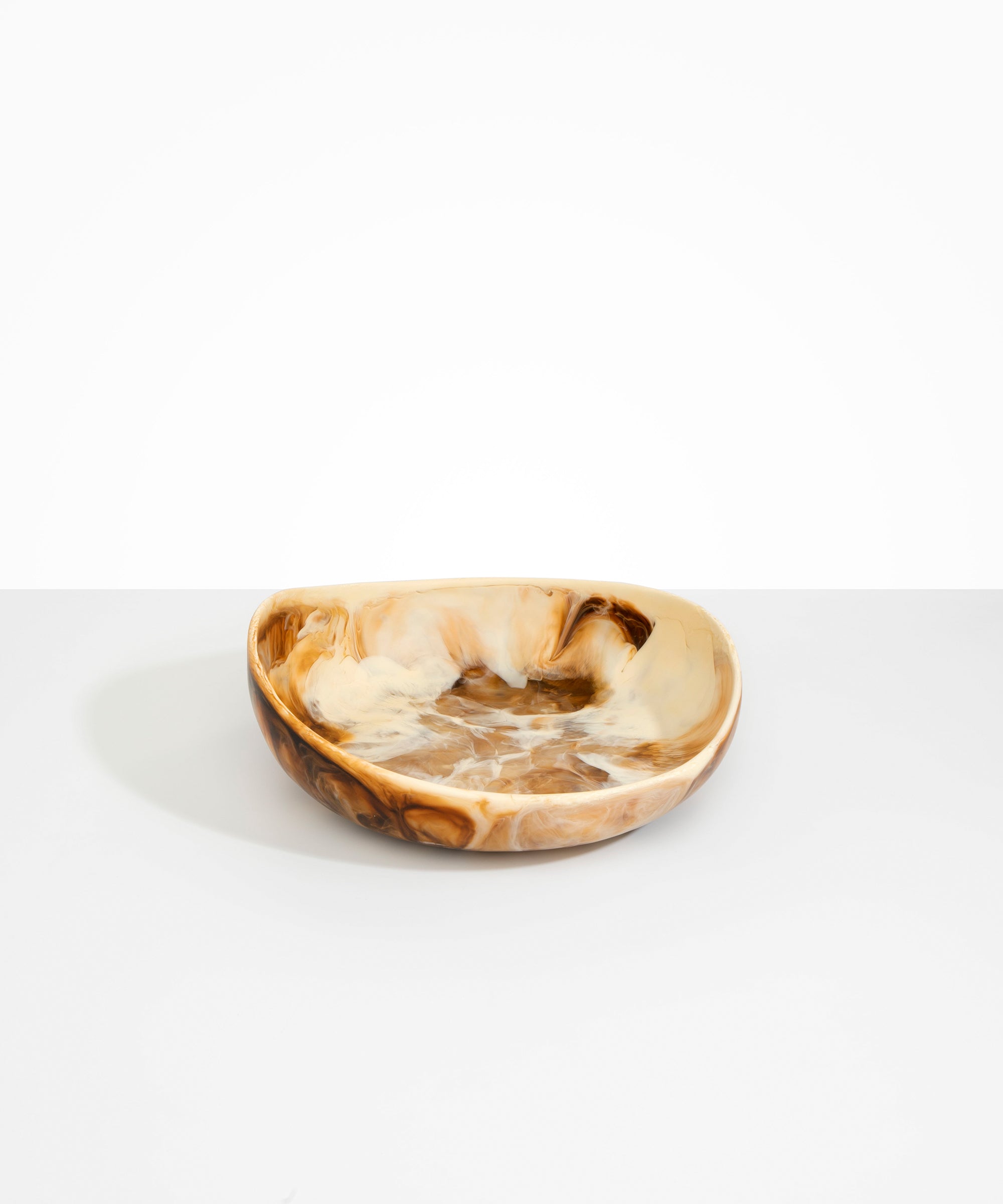 Dinosaur Designs Medium Flow Bowl Bowls in Light Horn Colour resin