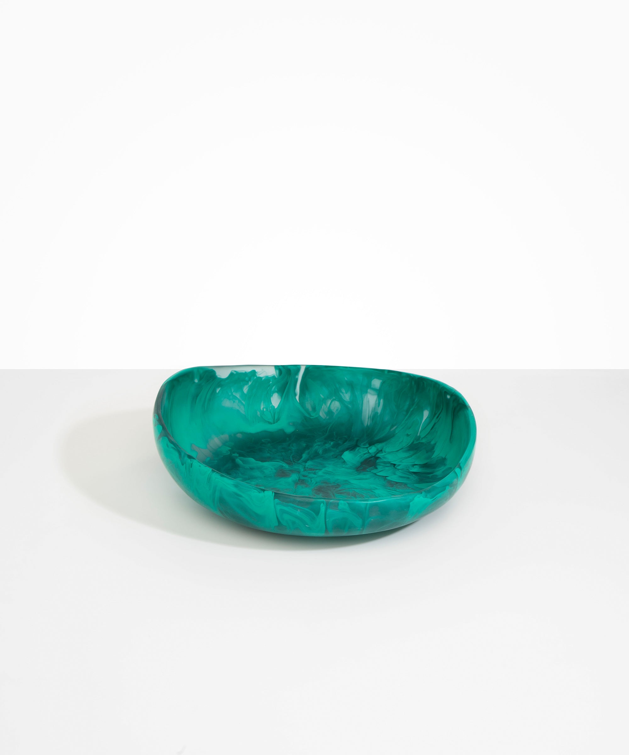 Dinosaur Designs Medium Flow Bowl Bowls in Mineral Swirl Colour resin