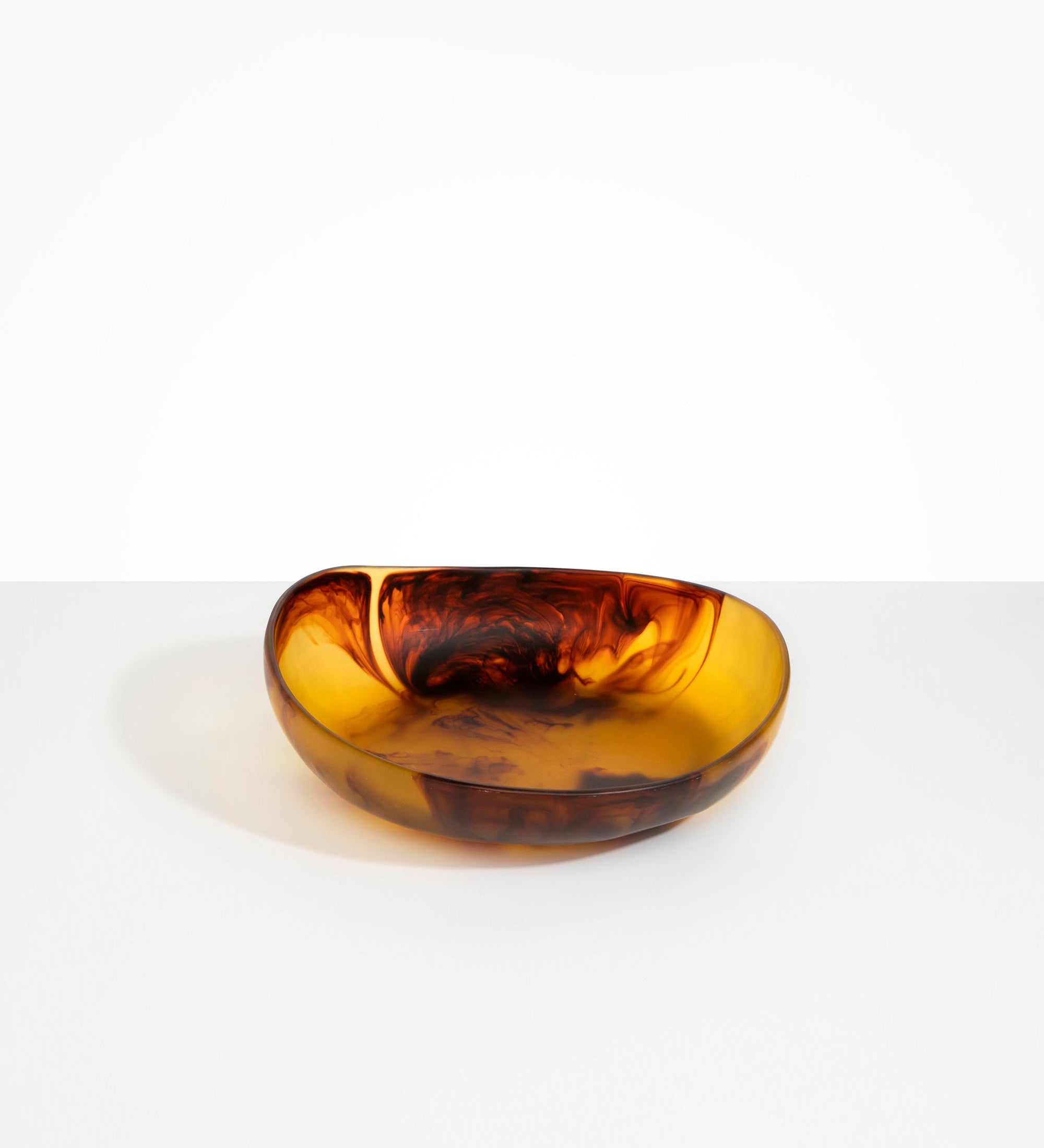 Dinosaur Designs Medium Flow Bowl Bowls in Tortoise Colour resin