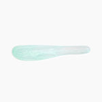 Dinosaur Designs Temple Cake Knife cake knife and server mint blue green coloured resin.