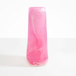 Dinosaur Designs Tall Pebble Vase in Shell Pink Colour resin..