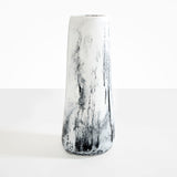 Dinosaur Designs Tall Pebble Vase Vases in White Marble Colour resin