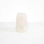 Dinosaur Designs Large Pebble Vase Vases in Chalk Swirl Colour resin