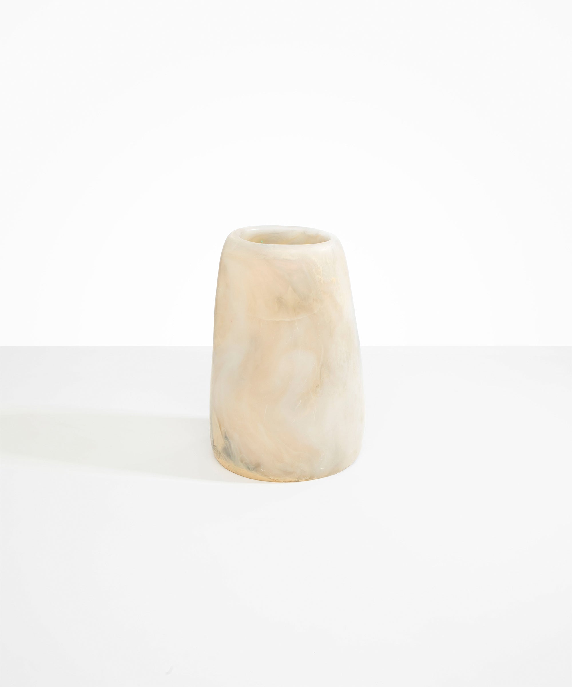 Dinosaur Designs Large Pebble Vase Vases in Sandy Pearl Colour resin