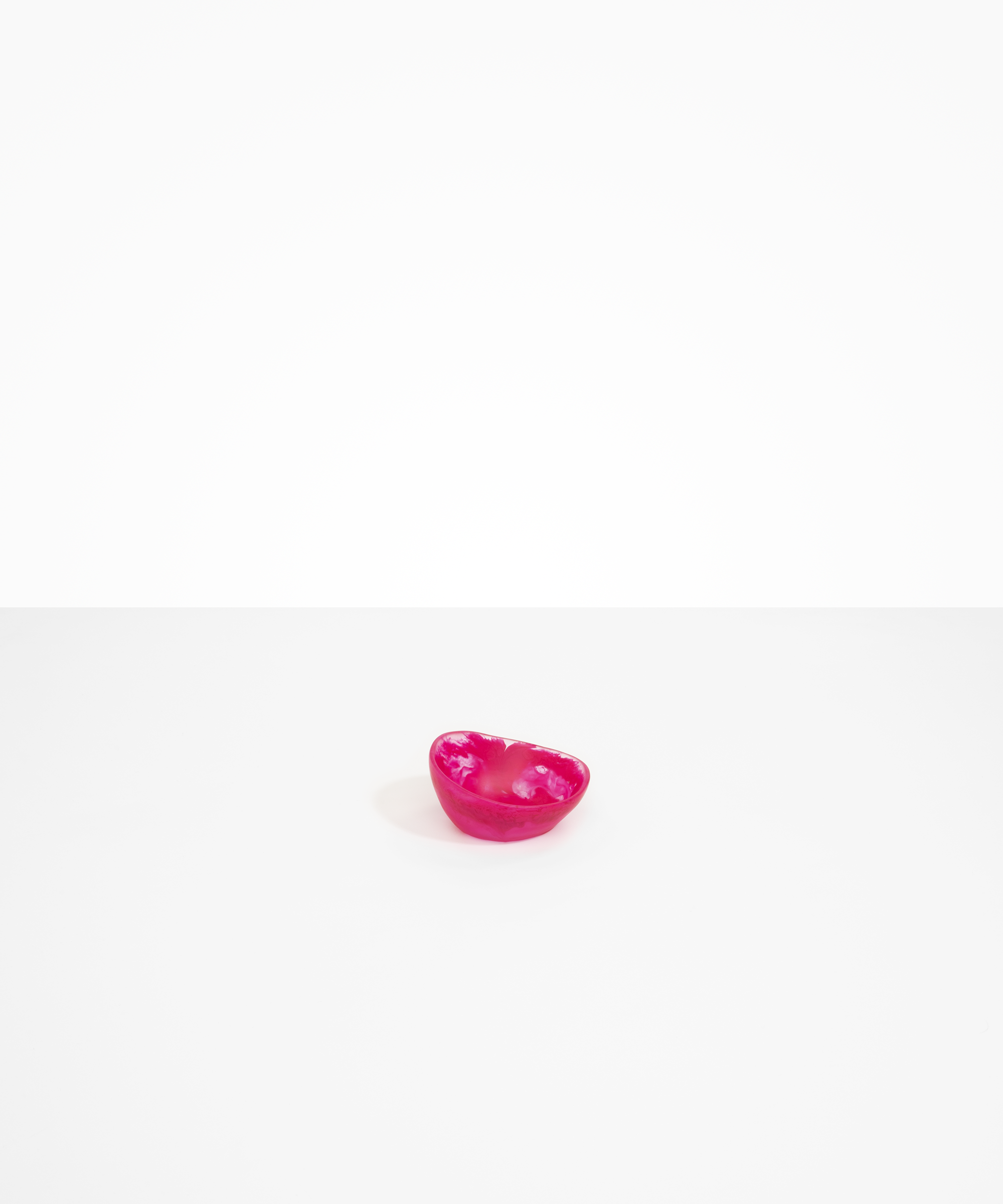 Dinosaur Designs Flow Spice Dish in Flamingo Colour resin