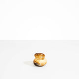 Dinosaur Designs Small Pebble Jar in Light Horn Colour resin