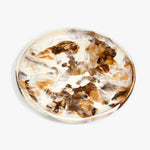 Dinosaur Designs BWLERTXLG Extra Large Earth Bowl in Light Horn brown colour resin..