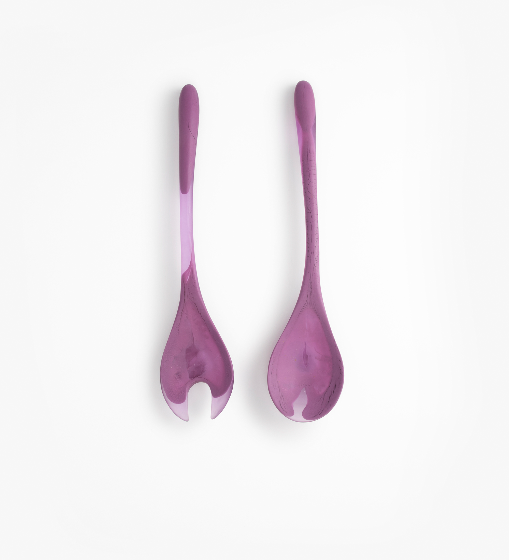 Dinosaur Designs Dew Servers Tableware in Grape Colour resin 