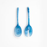 Dinosaur Designs Long Stone Servers Tableware in Sky Colour resin