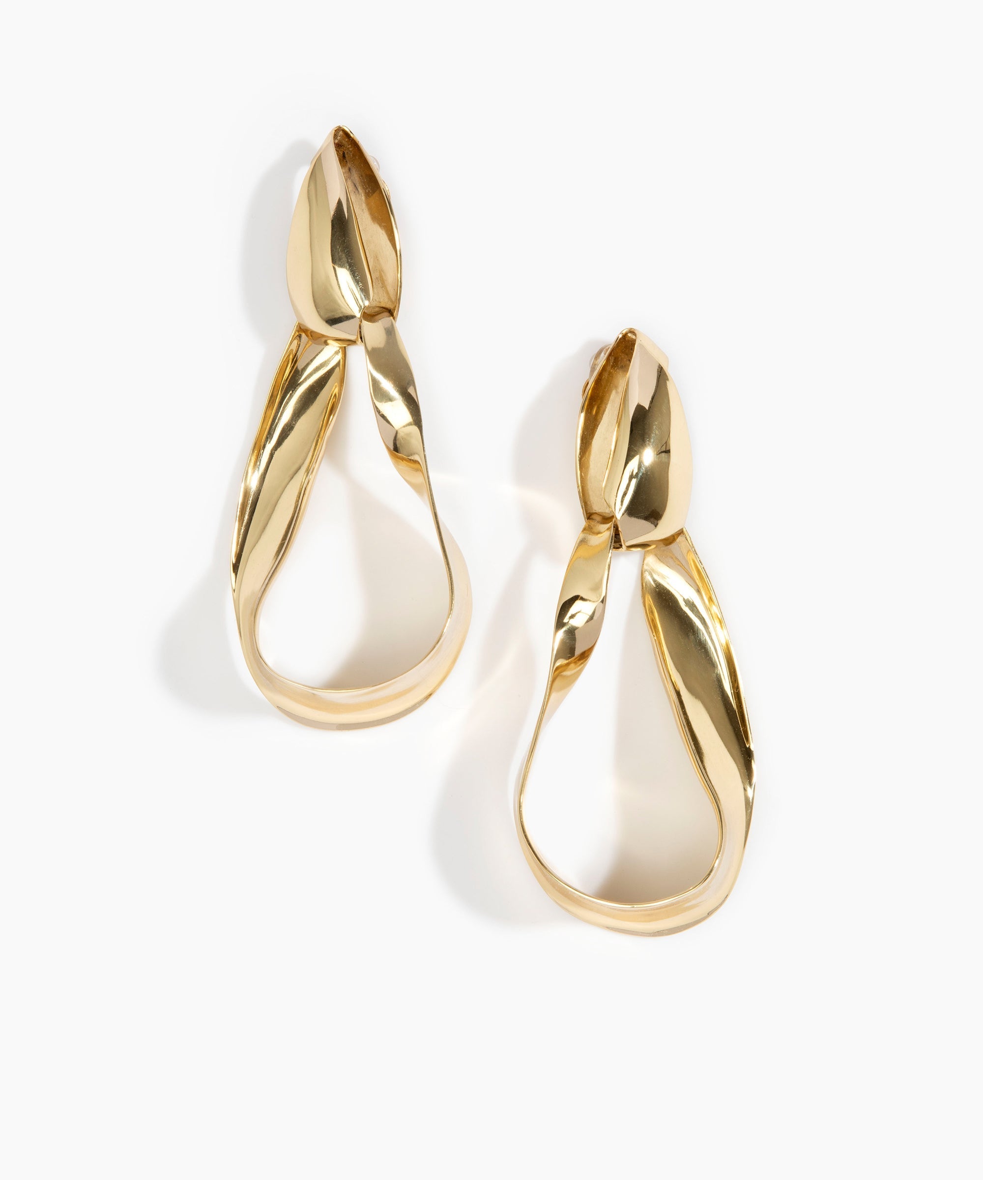 Olive Leaf Drop Earrings