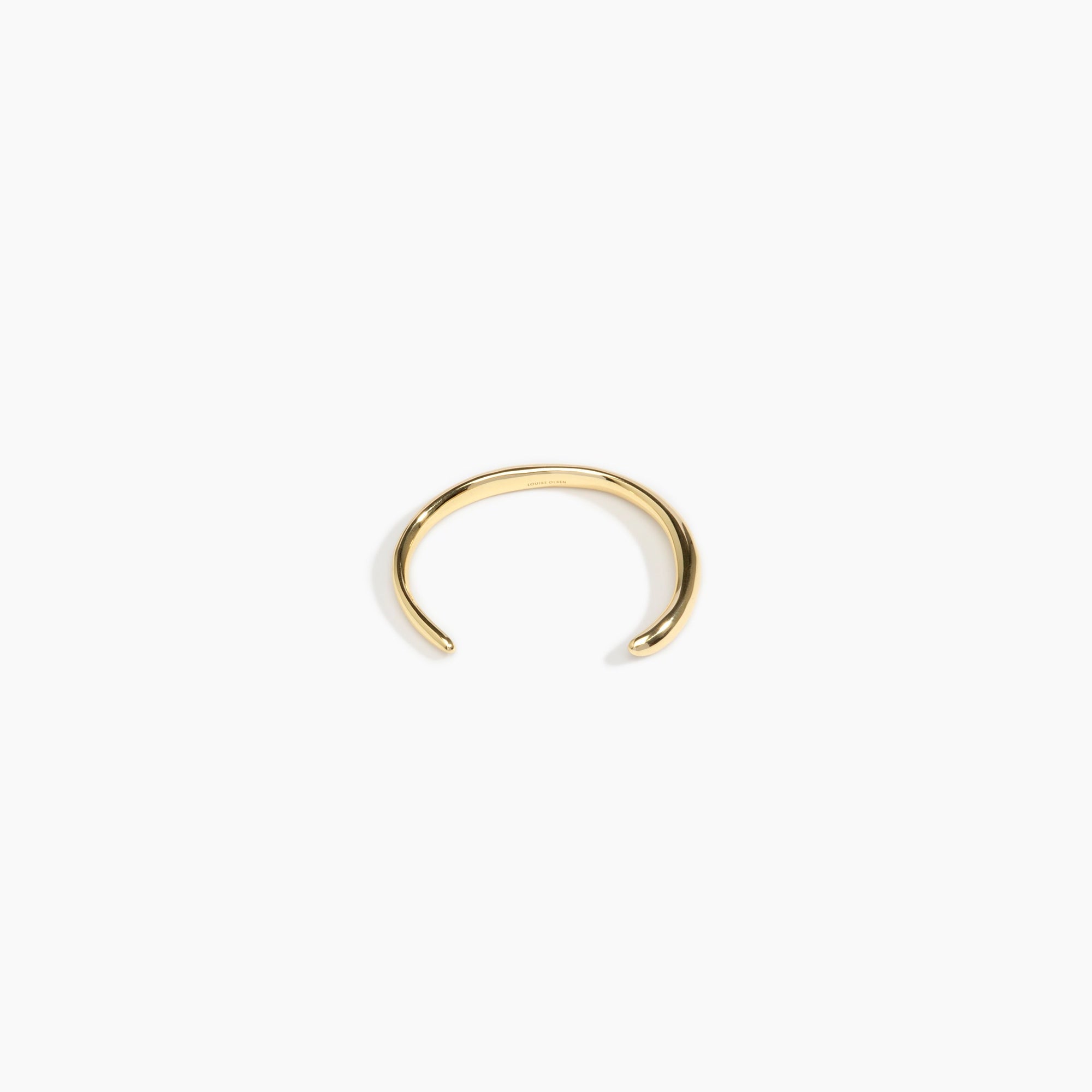 LO Collections Liquid Cuff in Nano-Coated Brass Material resin with Regular Fit..