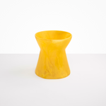 Dinosaur Designs Large Bow Vase in Honeycomb Colour resin.