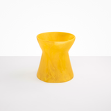 Dinosaur Designs Large Bow Vase in Honeycomb Colour resin.