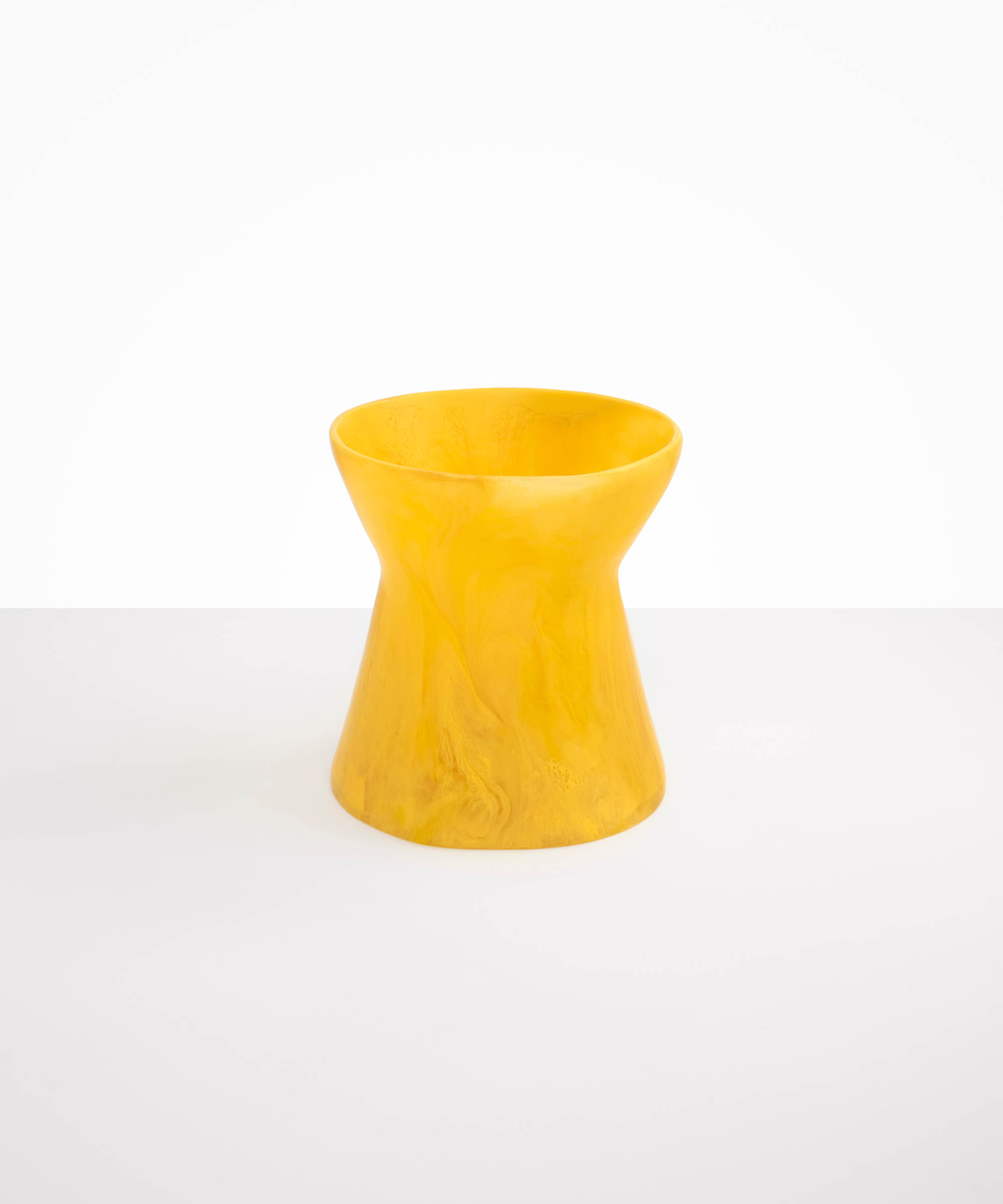 Dinosaur Designs Large Bow Vase in Honeycomb Colour resin..