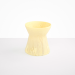 Dinosaur Designs Large Bow Vase in Lemon Colour resin.