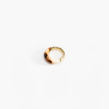 Dinosaur Designs Medium Horn Ring in Light Horn Colour resin with Nano-Coated Brass Material